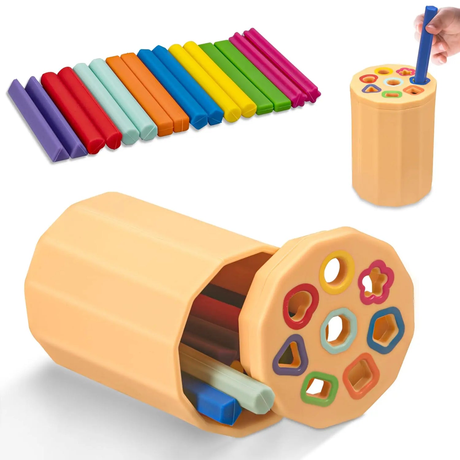 Boîte à Formes Montessori en Silicone – Apprentissage Ludique pour Tout-Petits